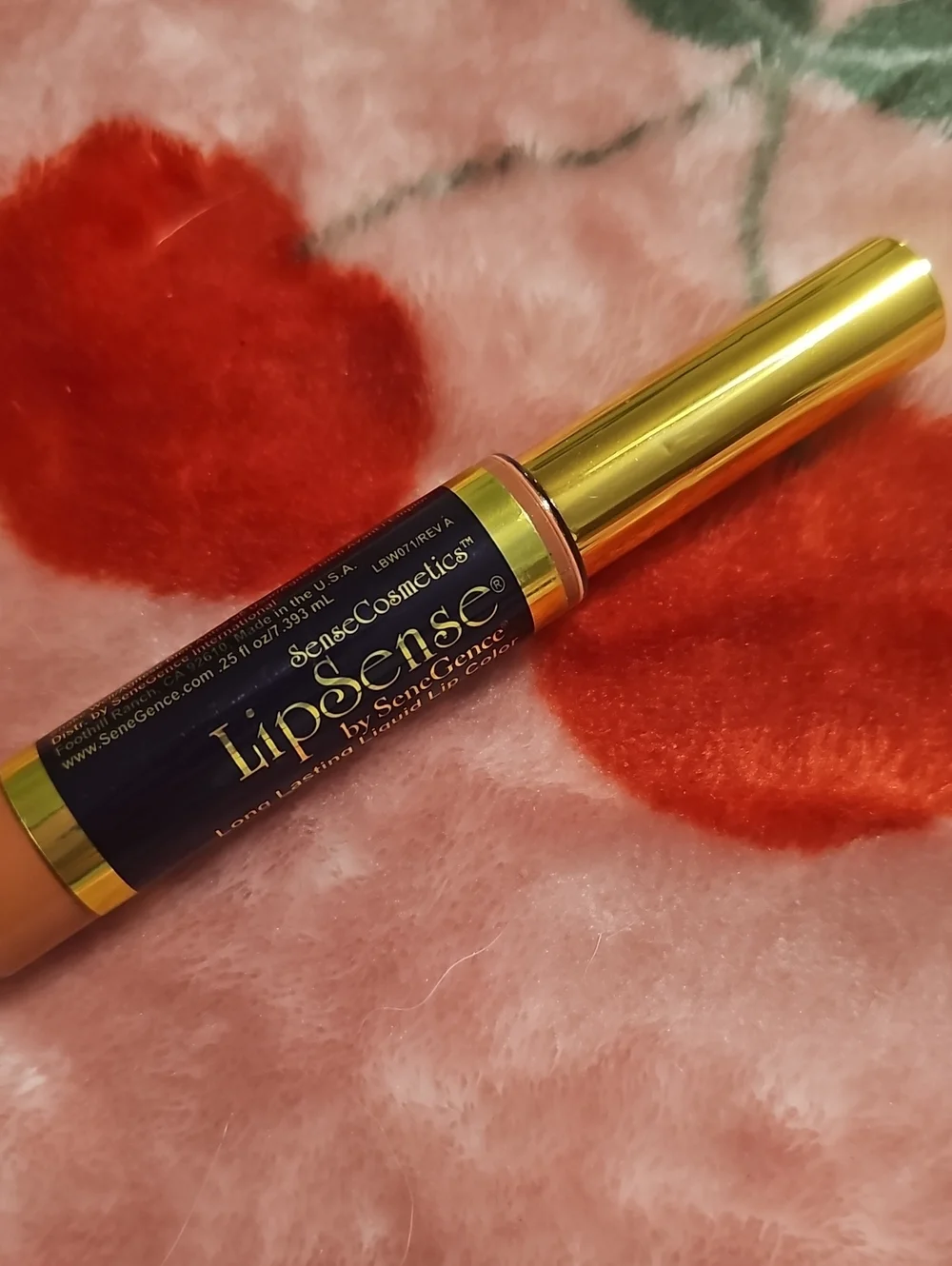 SeneGence LipSense Lip Color - Coral Pink with Gold Accents